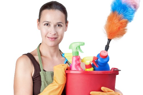 Cleaning a Brixton flat during a one-off service