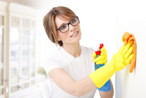 Spot treatment for a rug stain in a Brixton home
