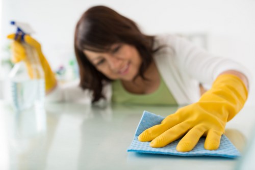 Thorough kitchen cleaning during an end of tenancy clean in Brixton